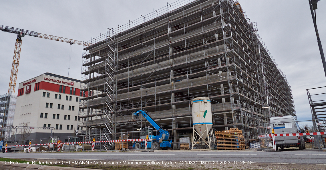 29.03.2023 - Baustelle REVO und Umgebung in Neuperlach